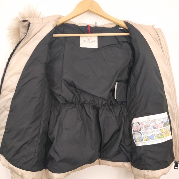 Moncler Cintrat Fur-Trimmed Hooded Puffer Coat - Picture 11 of 16